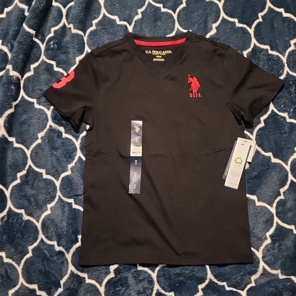 NWT Black U.S. Polo Assn. Size M